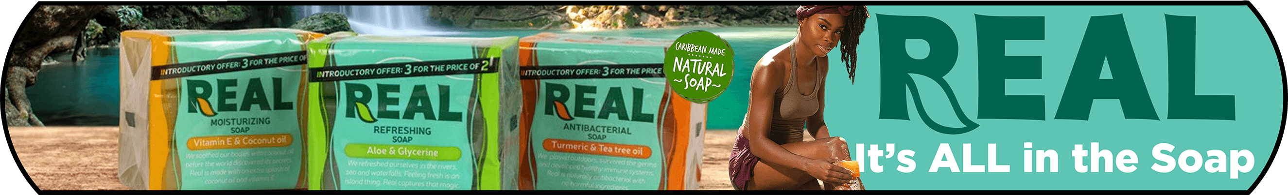 Real Soap Banner